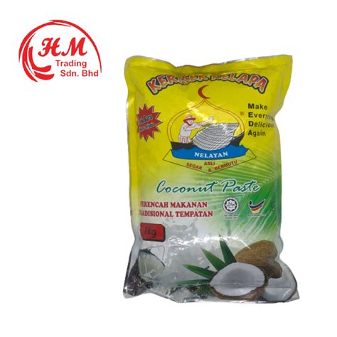 Nelayan Brand Coconut Paste Kerisek Kelapa Cap Nelayan 1kg Shopee