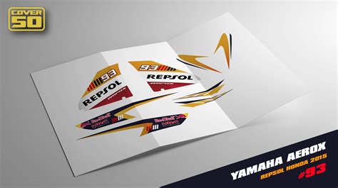 Kit Adhesivos Yamaha Aerox Repsol Marquez Cover