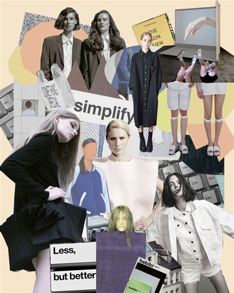 Pin By Tea On Collage Mood Board Fashion Design Inspiration Board