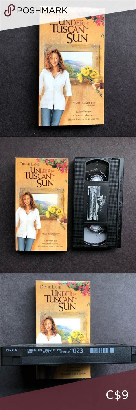 VHS UNDER THE TUSCAN SUN Starring Diane Lane Sandra Oh Wardrobes