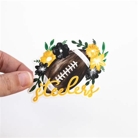 Football Floral Stickers (Multiples of 25) — RaeCulverSeamless