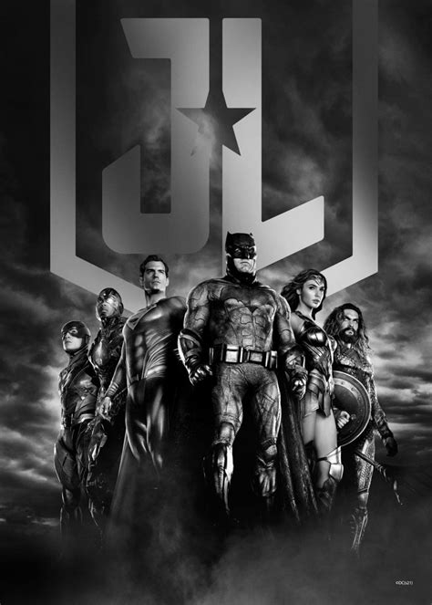 Zack Snyder Justice League Poster Picture Metal Print Paint By Dc