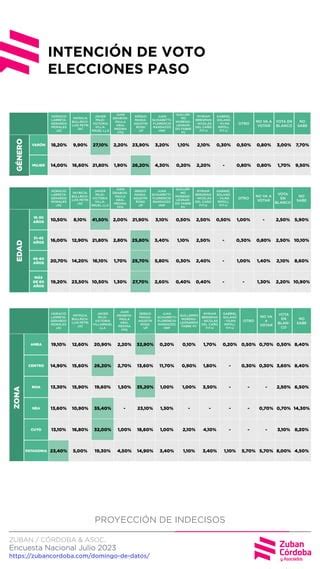 Encuesta Zuban Córdoba Julio 2023 Pdf