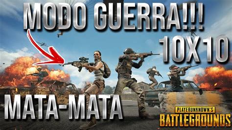 NOVO EVENTO MODO GUERRA WAR MODE PUBG YouTube