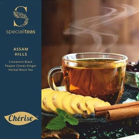 Cherise Specialiteas Assam Hills Cinnamon Black Pepper Ginger Black Tea 2 G X 25 Pyramid Tea