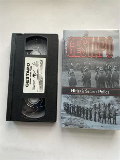 Brand New German Military Vhs Video Gestapo Hitler S Secret Police