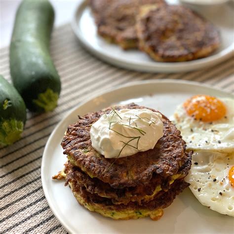 Zucchini Pancakes Pesto And Potatoes