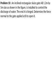 Problem Ch Ceng Pptx Problem An Inclined Rectangular