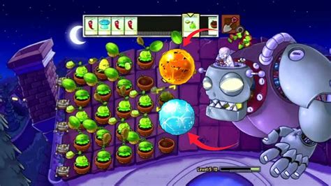 Plants Vs Zombies Roof Level Final Boss Plants Vs Dr Zomboss