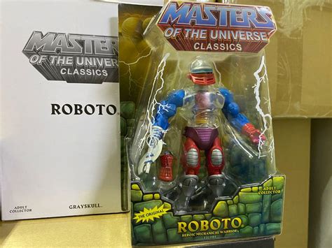 Mattel Heman masters of the universe classic motuc he man roboto 興趣及遊戲