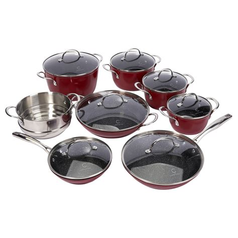 Curtis Stone 15-piece Nesting Cookware Set - 22344877 | HSN