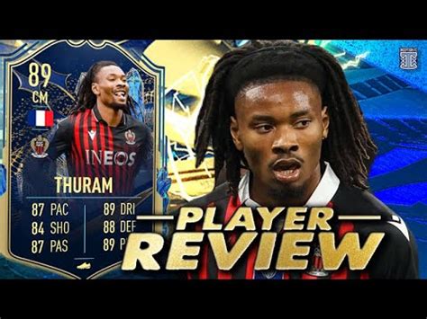 89 TEAM OF THE SEASON THURAM PLAYER REVIEW TOTS FIFA 23 Ultimate