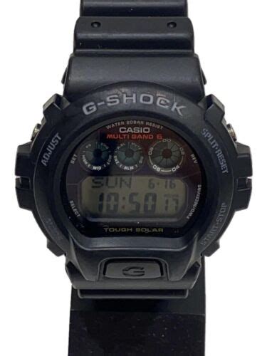 Casio G Shock Gw 6900 1jf Black Resin Tough Solar Digital Watch Ebay