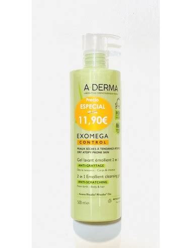 Farmacia Fuentelucha A Derma Exomega Control Gel Limpiador Emoliente