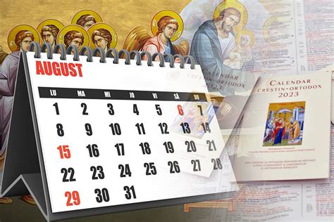 Calendar Ortodox August S Rb Tori Cu Cruce Ro Ie Post I Zile Cu