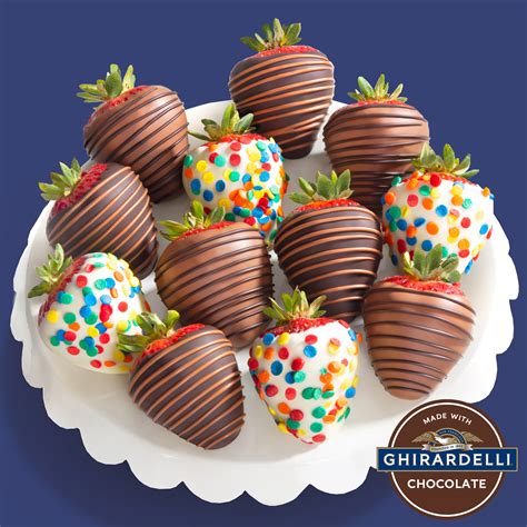 Ghirardelli Birthday Chocolate Covered Strawberries Love Berries