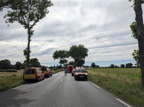 Collision entre un camion citerne et un tracteur à Saint Pourçain sur