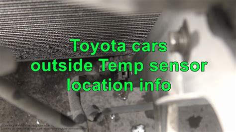 Toyota Rav4 Temperature Sensor Location