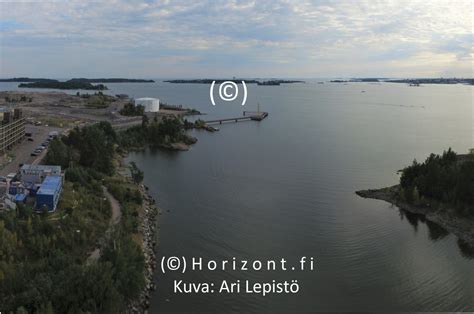 Kruunuvuorenranta Kuva Nro Helsinki Horizont Ilmakuvaus