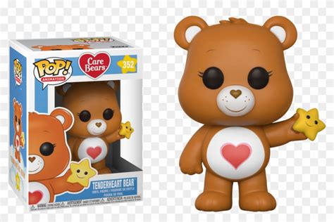 Pop Figure Care Bears Tenderheart Bear Funko Pop Care Bears Hd Png