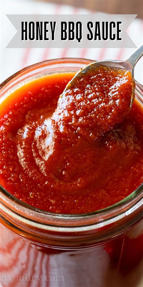 Homemade Honey Bbq Sauce I Wash You Dry