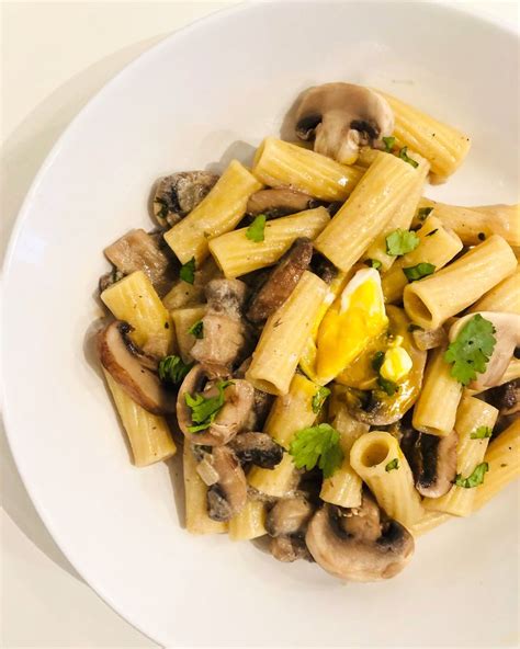 Rigatoni Aux Champignons Rigatoni Champignon De Paris Cuisine