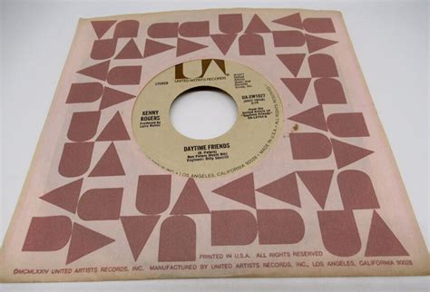 Kenny Rogers Daytime Friends We Don T Make Love Anymore 1977 UA 45 RPM