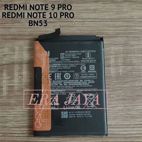 Jual Xiaomi Redmi Note Pro Baterai Batre Hp Xiaomi Redmi Note