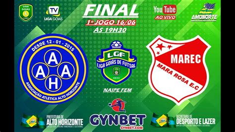 LIGA GOIÁS DE FUTSAL GYNBET FINAL A A ALTO HORIZONTE X MAREC