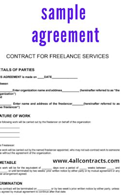 Sample Agreement Between Two Parties Pdf In 2024 Contract Template