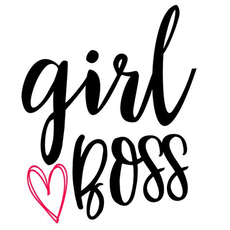 Free Girl Boss Svg Quote Iheart Svg Girl Boss Quotes Business Classy