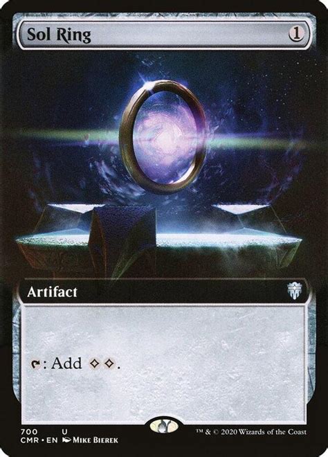 Arcane Signet Extended Art Commander Legends Magic The Gathering