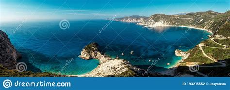 Agia Eleni Beach In Kefalonia Island Greece Stock Image