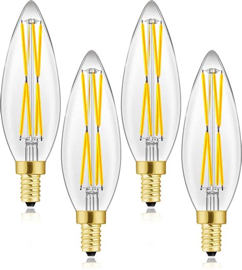 Buy E Led Candelabra Bulb W W Equivalent Dimmable Chandelier