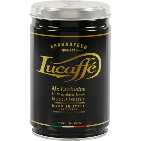 Lucaffe Mr Exclusive Gramm Gemahlen Dose Kaffee Espresso Shopping