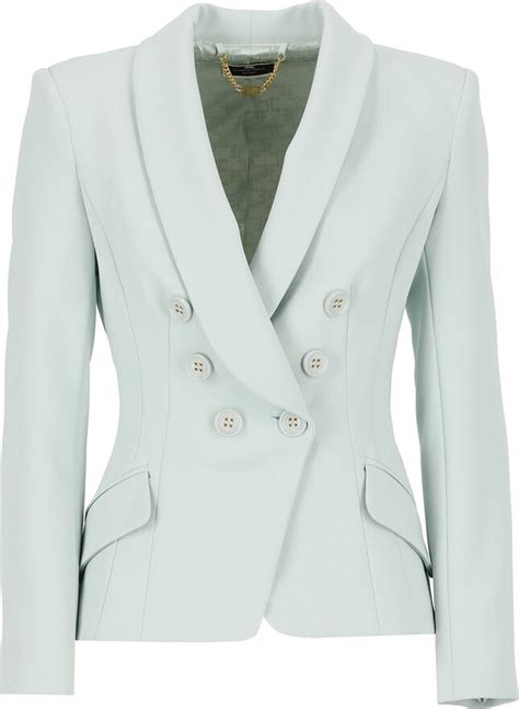 Elisabetta Franchi Double Breasted Blazer ShopStyle