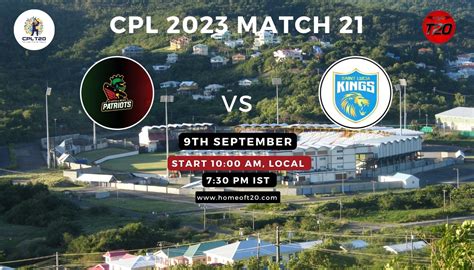 Cpl Match St Kitts And Nevis Patriots Vs Saint Lucia Kings