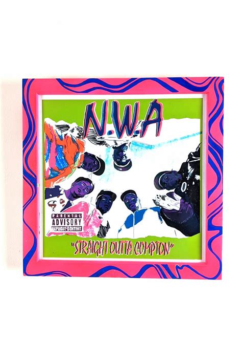 NWA Illustrative Album Cover Music Classic Wall Art Hip | Etsy