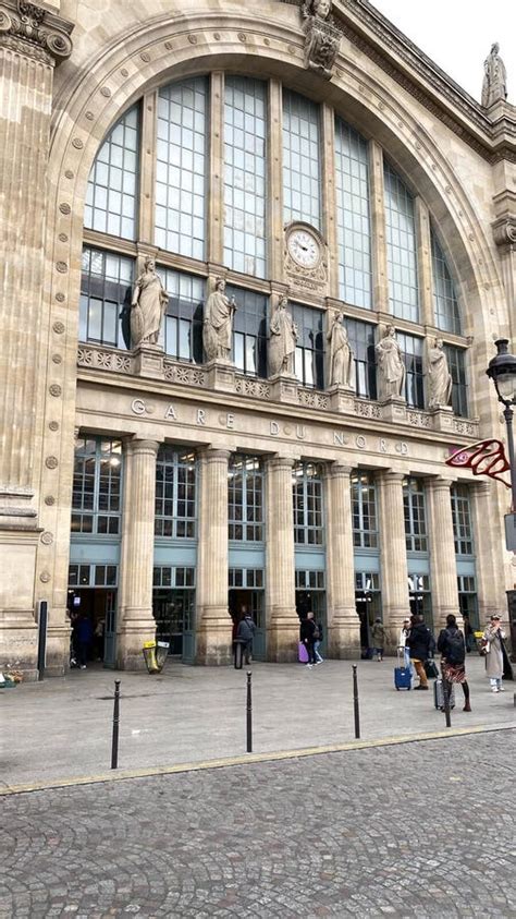 Gare Du Nord Sncf Foto De Archivo Editorial Imagen De Transporte