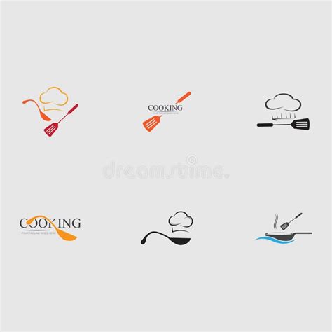 Cooking Logo Symbol Illustration Design Template Stock Vector