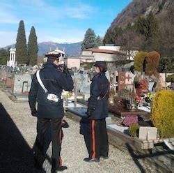 I Carabinieri Sventano Furto Di Rame Al Cimitero