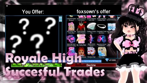 19 SUCCESSFUL TRADES On ROYALE HIGH THERE S SO MANY HUGE HUGE WIN