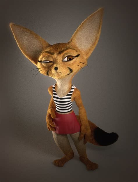 Fennec Fox Furry Girl