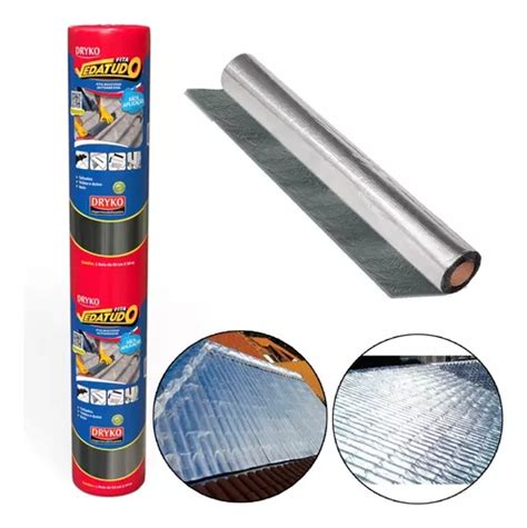 Manta asfáltica autoadhesiva aluminizada de 90 cm x 10 m Dryko Cuotas