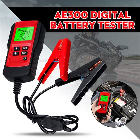 AE300 12V LCD Vehicle Car Digital Battery Test Analyzer Diagnostic Tool