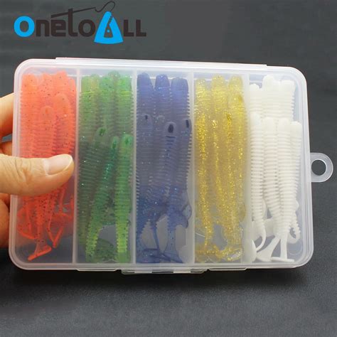 OnetoAll Se Uelo De Pesca Suave Cebo Artificial De Silicona Para Lubina