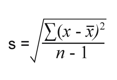 What Is Standard Deviation Formula For Calculating Standard Deviation