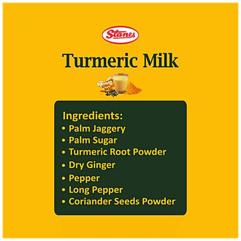 Buy Stanes Turmeric Drink Mix Improves Immune Function Highly