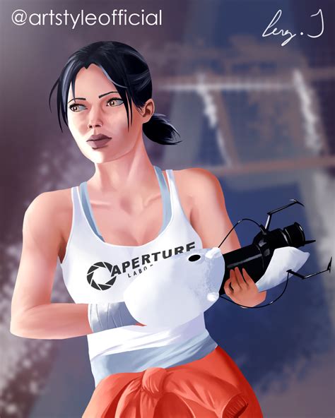 Chell From Portal 2 Fanart By Ignaciohks On Deviantart