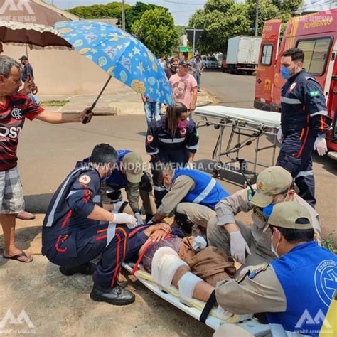 Entregador De Marmitex Fica Gravemente Ferido Em Acidente Na Vila